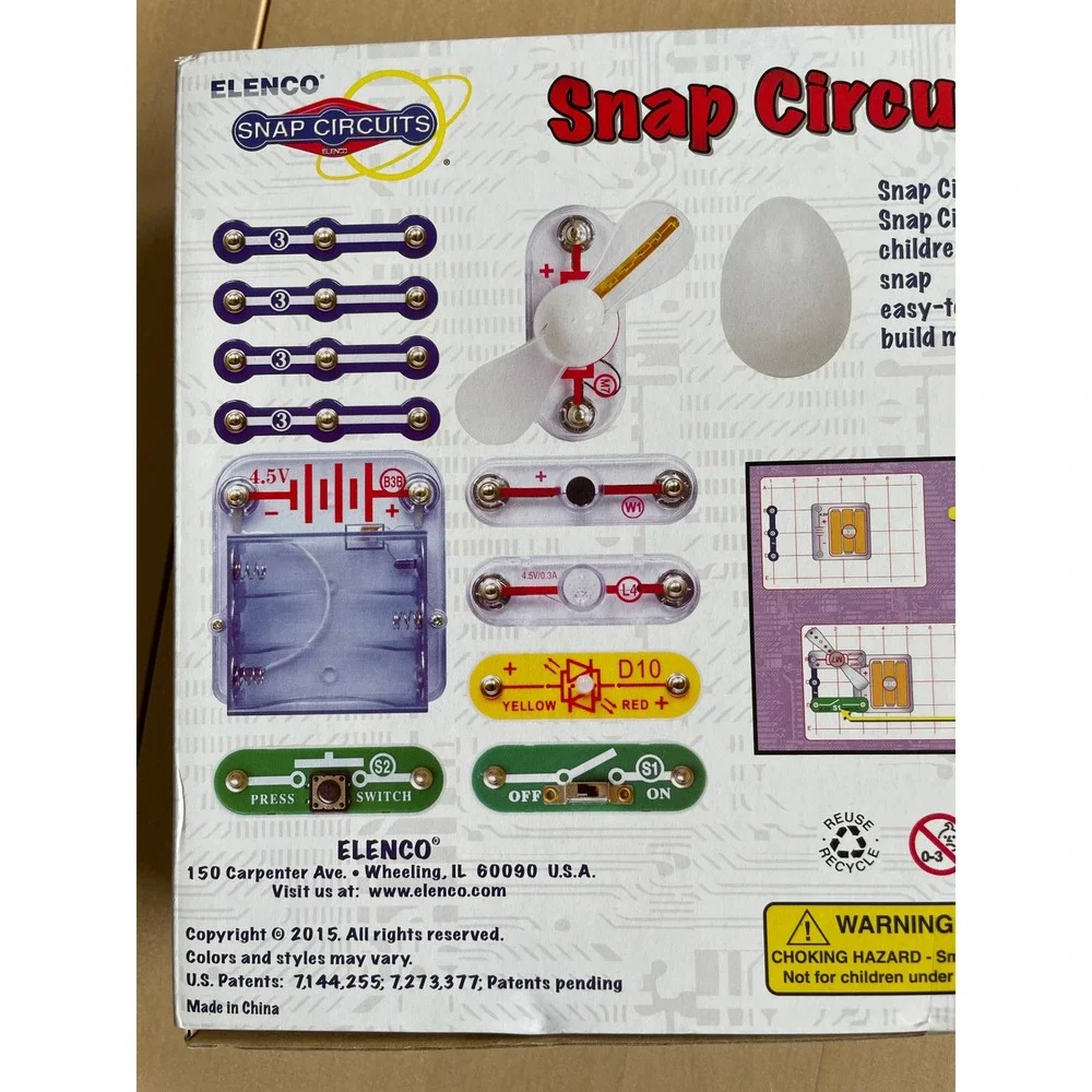 NEW Kids Beginner Snap Circuits STEM STEAM Toy Over 20 Projects